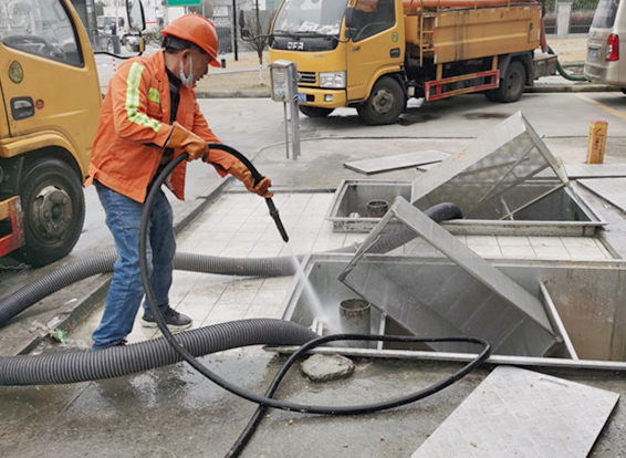 龙门镇隔油池清理